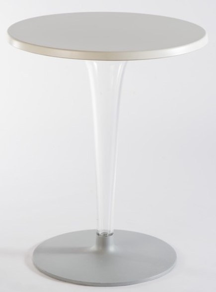 Noleggio Tavolo Top Top tondo - Kartell a Milano